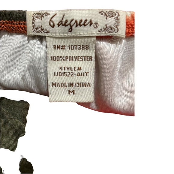 6 degrees maxi dress halter style tie dye. Bottom tiered size medium. - Picture 12 of 12